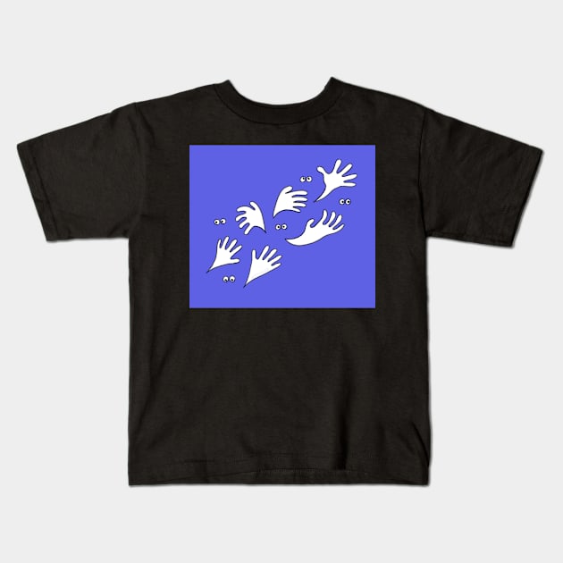 reaching out Kids T-Shirt by citrusam